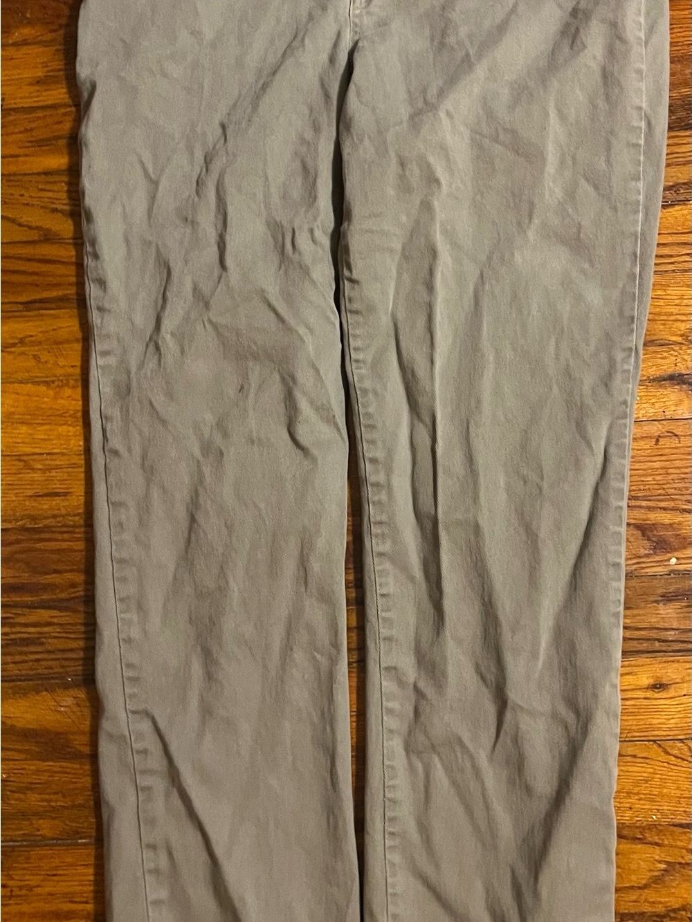 Gloria Vanderbilt Women's Straight Leg Pants in Light Gray-Taupe